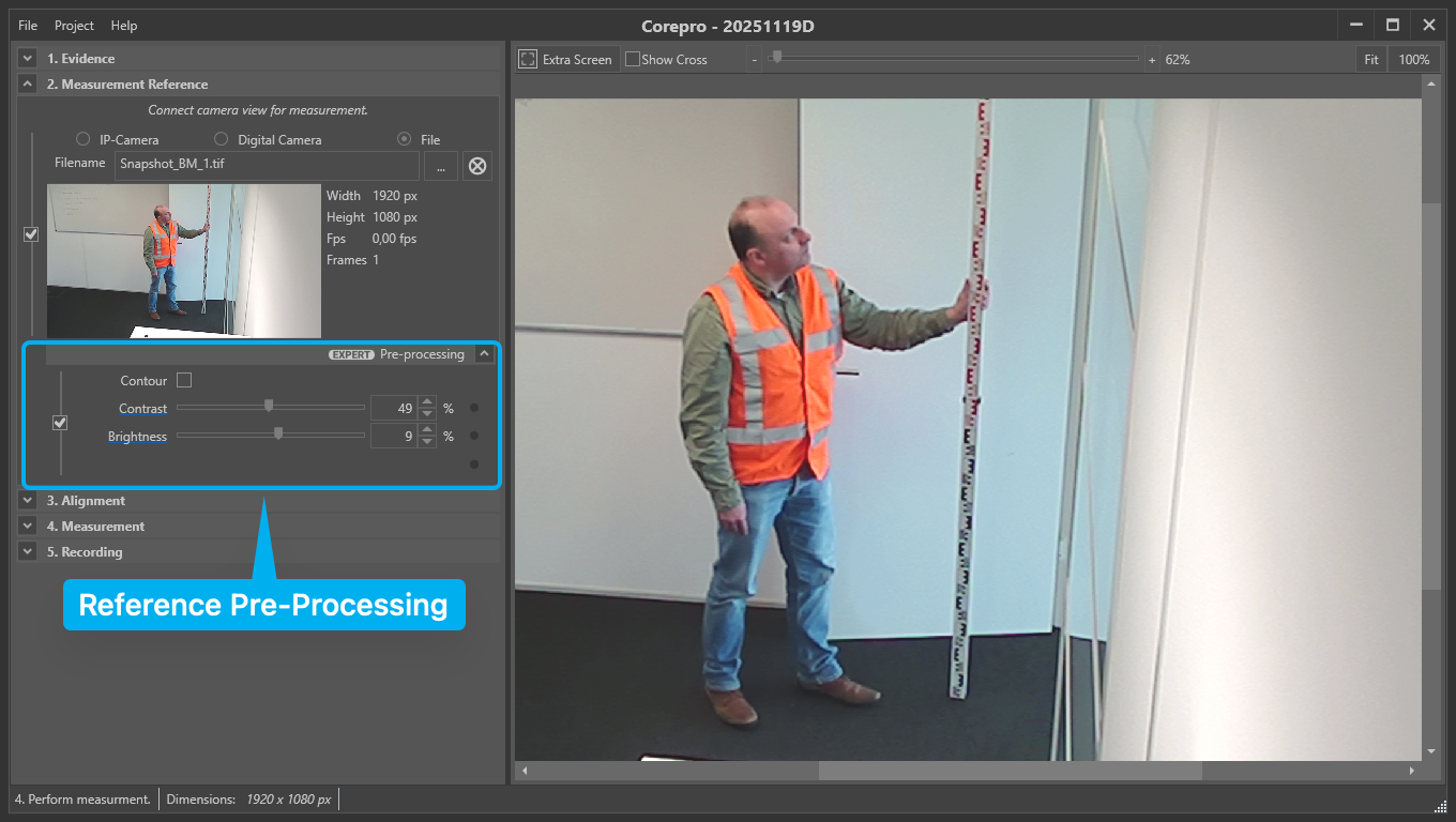 Corepro Expert Reference Preprocessing