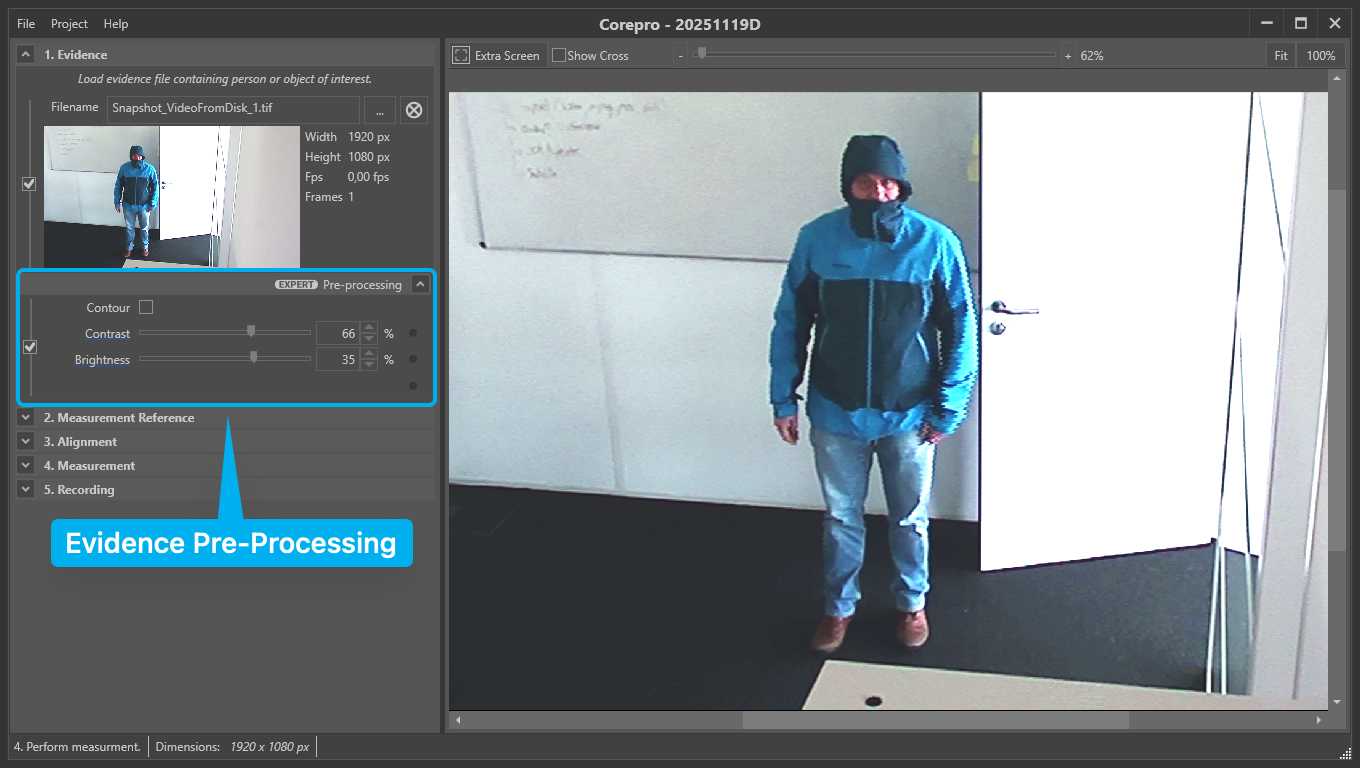 Corepro Expert Evidence Preprocessing